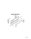 BACKGUARD Diagram and Parts List for FGP215VL5  Whirlpool Range