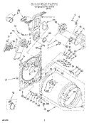 SECTION Diagram and Parts List for KEYW777BWH2  KitchenAid Dryer