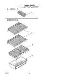 SHELF Diagram and Parts List for EL13PCXRWL0  Whirlpool Refrigerator
