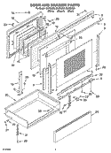Part Location Diagram of 9781771 Whirlpool DEFLECTOR