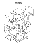 OVEN, OPTIONAL Diagram and Parts List for KEBI171WBL3  KitchenAid Wall Oven