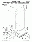 CABINET PARTS Diagram and Parts List for GC3SHAXVA03  Whirlpool Refrigerator