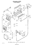 ICEMAKER , NOT ILLUSTRATED Diagram and Parts List for RT18BMXVW11  Roper Refrigerator