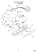 CONTROL Diagram and Parts List for 3XART730GW00  Whirlpool Refrigerator