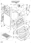 SECTION Diagram and Parts List for KEYW877BWH0  KitchenAid Dryer