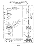 3367725 PUMP AND MOTOR Diagram and Parts List for DU9700XR4  Whirlpool Dishwasher