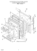 REFRIGERATOR DOOR Diagram and Parts List for TT22AKXEN00  Whirlpool Refrigerator