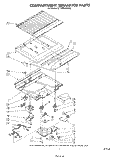 COMPARTMENT SEPARATOR Diagram and Parts List for ET18MKXSW02  Whirlpool Refrigerator