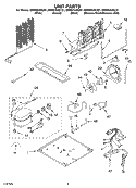 UNIT Diagram and Parts List for GR9SHKXKT01  Whirlpool Refrigerator
