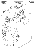 ICEMAKER Diagram and Parts List for IMKIT94  Roper Ice Maker