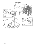 SECTION Diagram and Parts List for D50A0  Whirlpool Dehumidifier