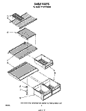 Part Location Diagram of 1100460 Whirlpool Shelf, Freezer