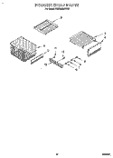 FREEZER SHELF Diagram and Parts List for KSSS42DBW00  KitchenAid Refrigerator
