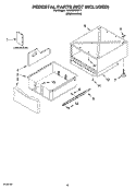 PEDESTAL PARTS (NOT INCLUDED) Diagram and Parts List for KHWS01PMT1  KitchenAid Washer