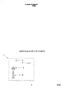 MISCELLANEOUS Diagram and Parts List for LBR6233AW1  Whirlpool Washer