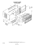 CABINET Diagram and Parts List for ACM102XX0  Whirlpool Air Conditioner