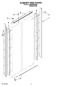 CABINET TRIM PARTS Diagram and Parts List for KSSC48QMS03  KitchenAid Refrigerator