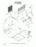 UNIT PARTS Diagram and Parts List for 5GR2SHKXLS06  Whirlpool Refrigerator