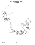 FILL AND OVERFILL Diagram and Parts List for KUDP22ST2  KitchenAid Dishwasher