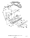 CONTROL Diagram and Parts List for 4ED25PWXWN00  Whirlpool Refrigerator