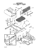 UNIT Diagram and Parts List for KTRC22KXWH20  KitchenAid Refrigerator