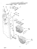 FREEZER LINER Diagram and Parts List for KSRB22FHBL04  KitchenAid Refrigerator