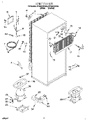 UNIT, LIT/OPTIONAL Diagram and Parts List for RT18DKXDN20  Roper Refrigerator