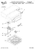 SECTION Diagram and Parts List for RH2630XDZ0  Whirlpool Range Hood