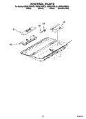 CONTROL PARTS Diagram and Parts List for KSBS23INBL00  KitchenAid Refrigerator