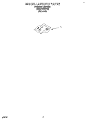 MISCELLANEOUS Diagram and Parts List for DU8000XB0  Whirlpool Dishwasher