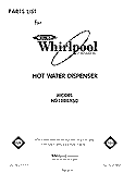 FRONT PAGE Diagram and Parts List for HD1000XS0  Whirlpool Miscellaneous