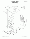 Part Location Diagram of W10211980 Whirlpool COVER-BACK