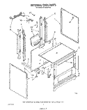 EXTERNAL OVEN Diagram and Parts List for SF302BERW0  Whirlpool Range