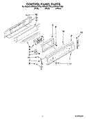 Part Location Diagram of WPW10160371 Whirlpool Range Burner Control Knob (Stainless)