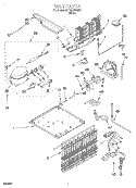 UNIT Diagram and Parts List for ET18SCRFW01  Whirlpool Refrigerator
