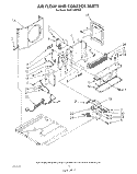 AIRFLOW AND CONTROL Diagram and Parts List for BHAC1200XS0  Whirlpool Air Conditioner