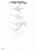 INTERNAL OVEN PARTS Diagram and Parts List for KESK901SSS04  KitchenAid Range