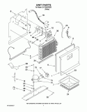 UNIT PARTS Diagram and Parts List for EV120NXRQ03  Whirlpool Freezer