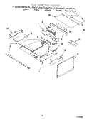TOP VENTING Diagram and Parts List for KEMS307GBS2  KitchenAid Microwave Oven Combo
