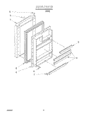 DOOR Diagram and Parts List for EL05CCXHW00  Whirlpool Refrigerator