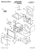 Part Location Diagram of 9758830 Whirlpool Back, Chassis