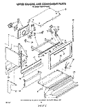 UPPER CHASSIS AND COMPONENT Diagram and Parts List for RM975PXLW0  Whirlpool Microwave Oven Combo