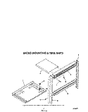 MICRO MOUNTING AND TRIM Diagram and Parts List for B9907X0  Roper Wall Oven