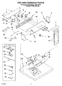 SECTION Diagram and Parts List for LER7648KT0  Whirlpool Dryer