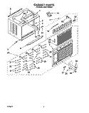 Part Location Diagram of 1164165 Whirlpool LOUVER-HZ