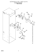 REFRIGERATOR LINER Diagram and Parts List for KSSS48FJX00  KitchenAid Refrigerator