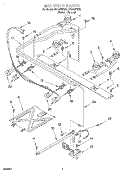 MANIFOLD Diagram and Parts List for SF304PEEW0  Whirlpool Range