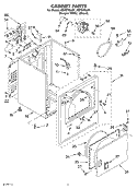 SECTION Diagram and Parts List for KEYS700JQ1  KitchenAid Dryer