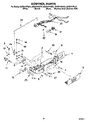 CONTROL PARTS Diagram and Parts List for GS5SHAXNL01  Whirlpool Refrigerator