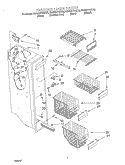 FREEZER LINER Diagram and Parts List for KSRB27FHBL02  KitchenAid Refrigerator